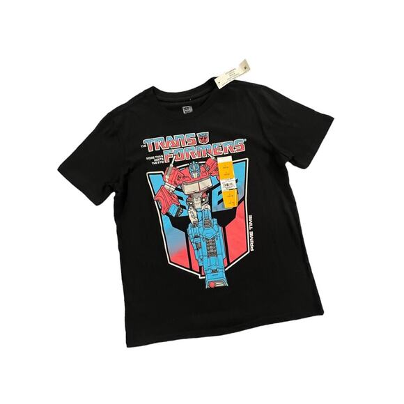 Transformers Boy Size L ( 10 - 12 ) Shirt Hasbro Transformers Tee Short Sleeve - Picture 2 of 5